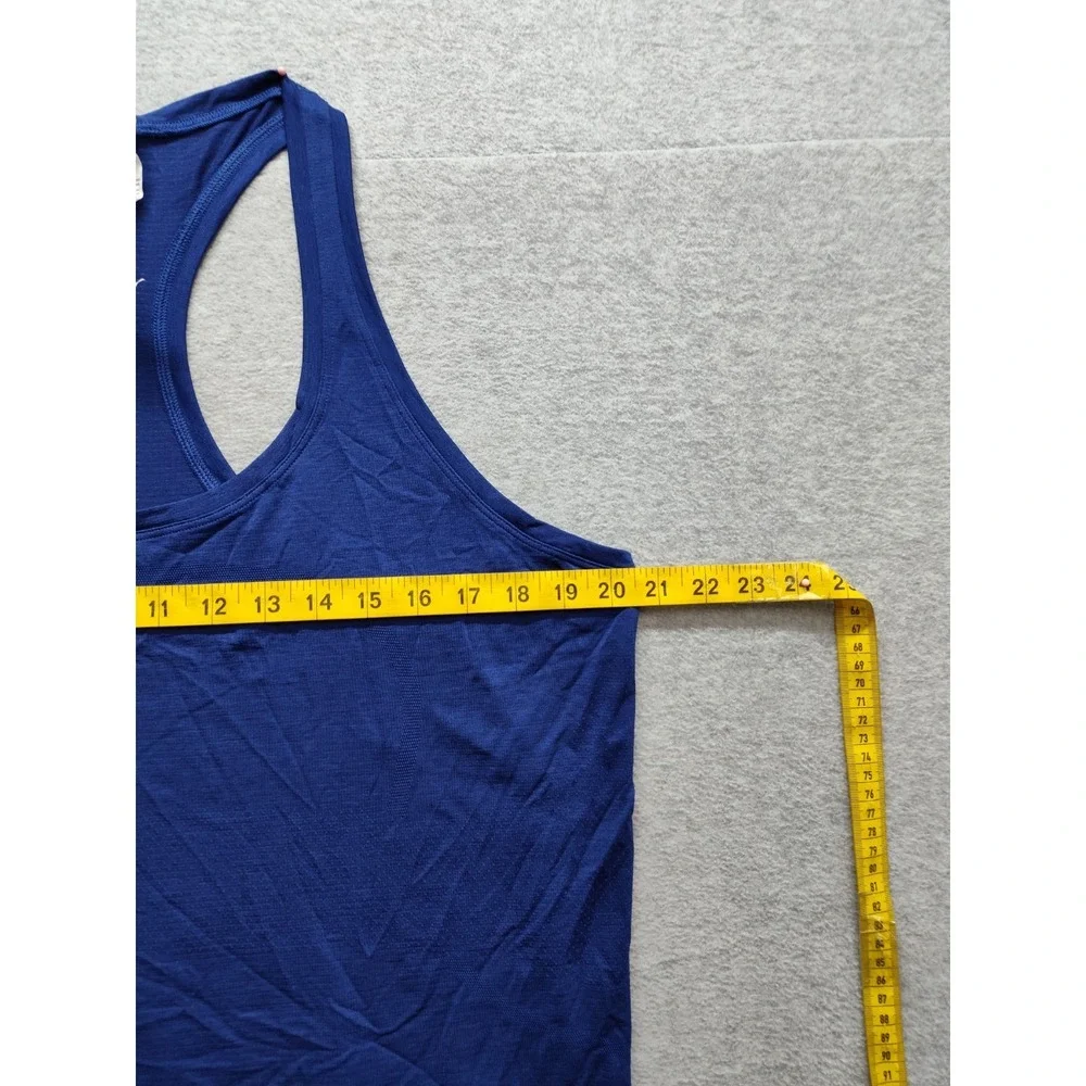 Lululemon‎ Women Athletic Tank Top 14 Blue Racerback Scoop Neck Gym Performance